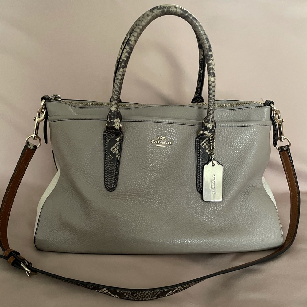 COACH Color Block Crossbody Bag